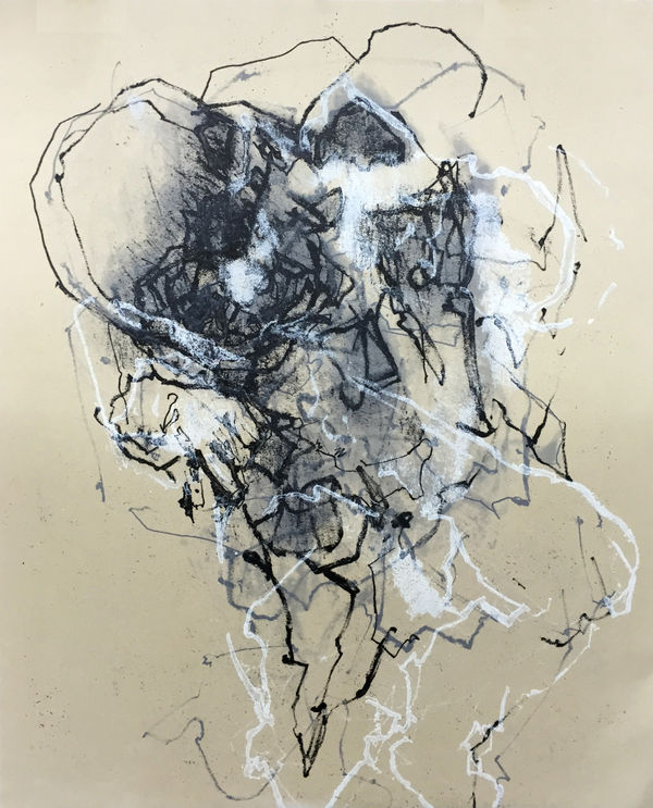 Baby, 2017 etching 60 x 50cm