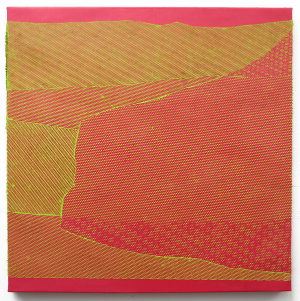 Oceans Are No Longer Moats II , 2024 oil on canvas 20 x 20 inches