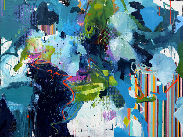 Stack Overflow, 2021 oil on canvas 36 x 48 inches