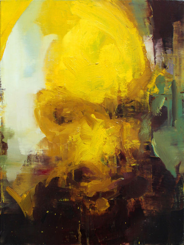 Yellow Head, 2017 oil on canvas 18 x 14 inches