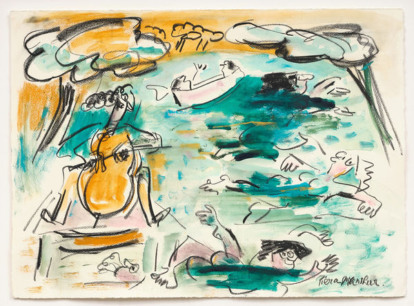 Piera McArthur, At the sight of the swimmers Handel feels the first strains of his Water Music coming on