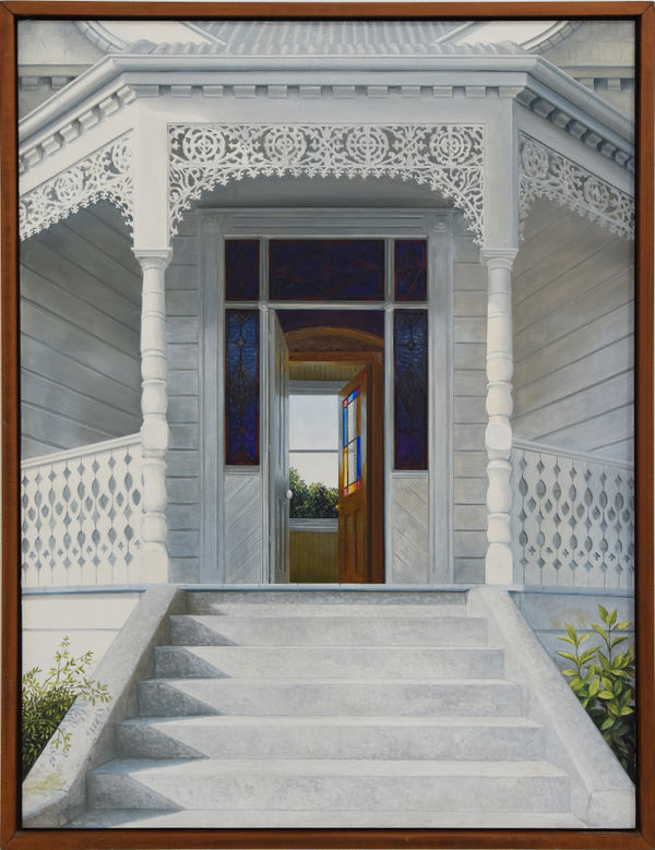 Sir Peter Siddell 82 Clonbern Road, Remuera, 1981 Oil on board 60.4 x 44 cm Signed & dated 1981