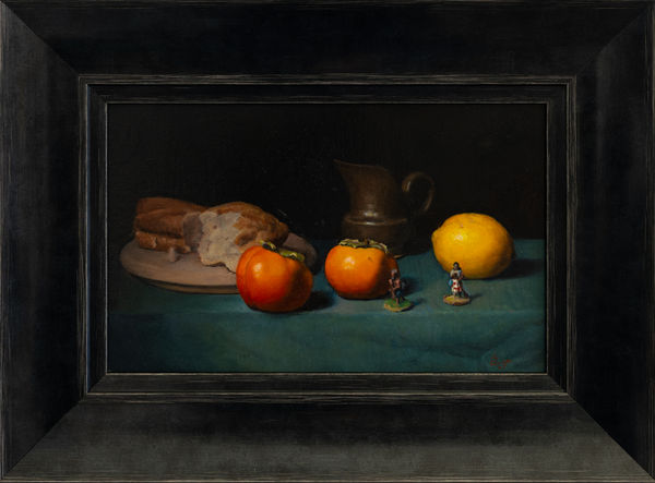 Zarahn Tūwharetoa Southon Rebel Country, 2025 Oil on board 18.5 x 29 cm (unframed) 31 x 42.5 cm (framed) Signed & dated 2025