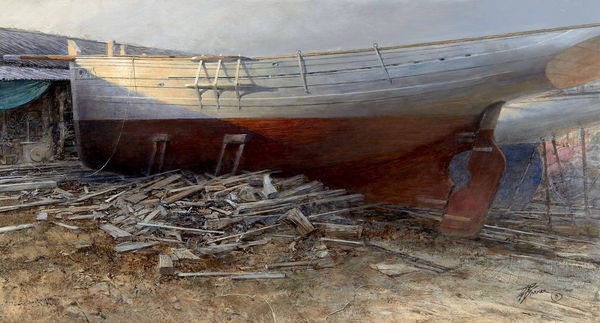 David Barker, Cutter, Gweek, Cornwall