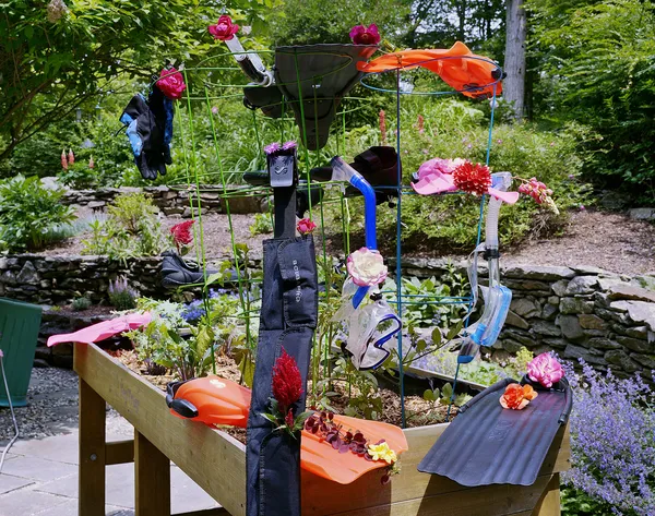 Scuba Gear Drying in Garden, Wilton, Connecticut, 2023 Archival Pigment Print, 20x24" Edition of Three