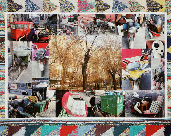 iPhone Photographs from Beijing on Hooked Rug, Wilton, Connecticut, 2016 Archival Pigment Print, 20x24" Edition of Three