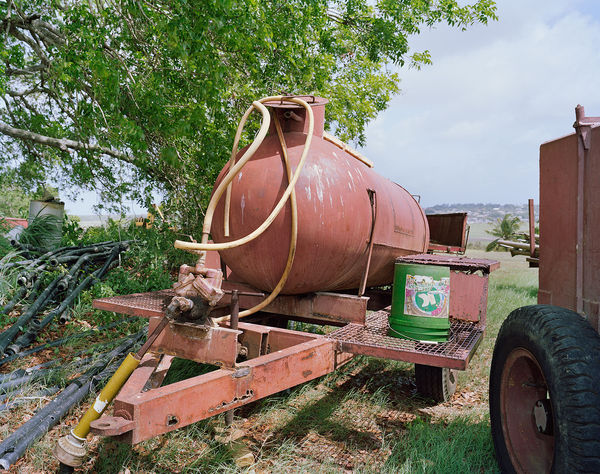 Equipment and Pipe Storage, Brighton Farm, St. George, Barbados, 2023 Archival Pigment Print on Moab Entrada Rag, 17x21" Edition of Three