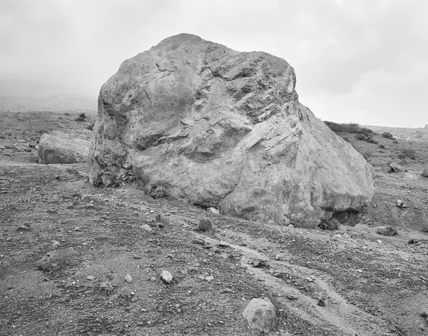 Large Lava Block, Soufriere Hills Volcano, Exclusion Zone, Montserrat, 2016 Selenium Toned Silver Gelatin Print, 16x20" Edition of Three
