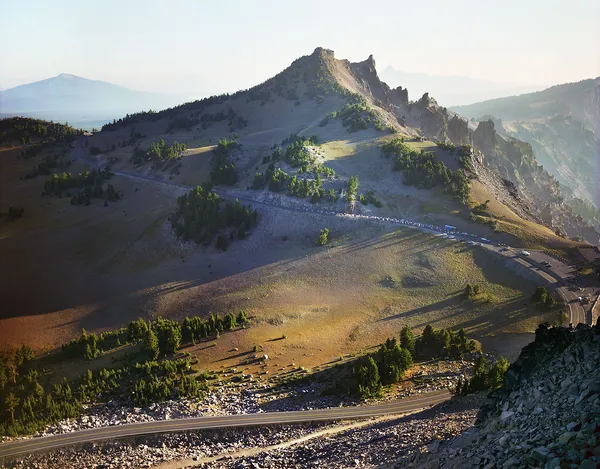 Crater Rim Marathon, Crater Lake, Oregon, 1994 Archival Pigment Print, 20x24" Edition of Three
