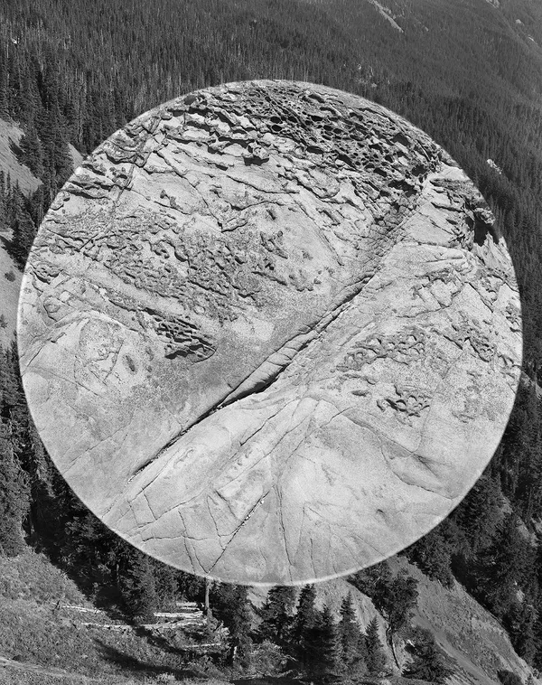 Ruby Beach + Hurricane Ridge, Olympic National Park, Washington, 2015 Selenium Toned Silver Gelatin Print 20x16" Edition of Three