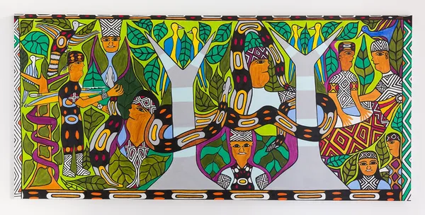 Cjp Mahku Pedro Mana E Iba Sales Nai Ma Npu Yubeka 2021 Acri Lica Sobre Tela 160X330Cm W Ph Samuel Esteves