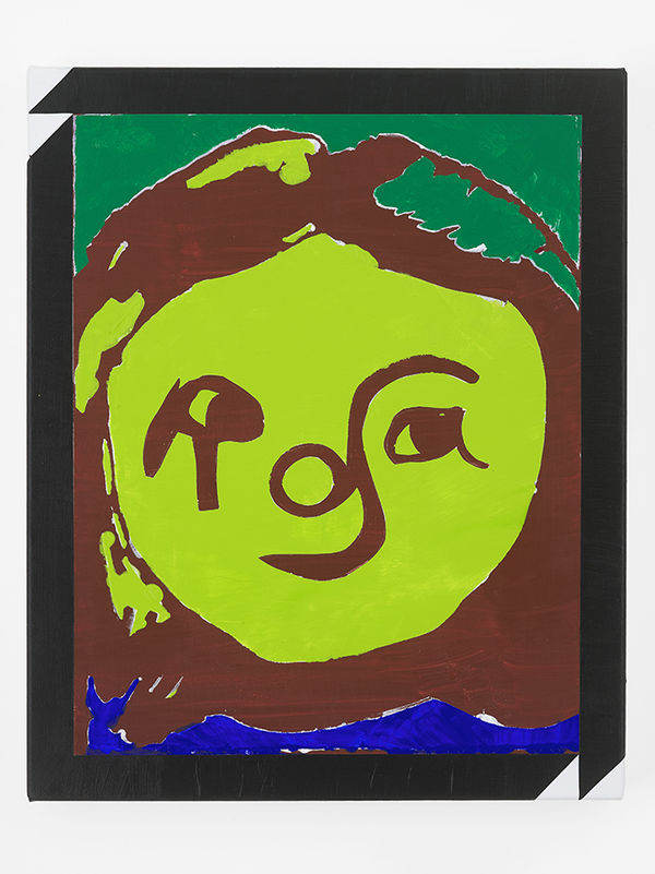 Rosa, 2025, Acrylic on canvas, 55 x 45 cm