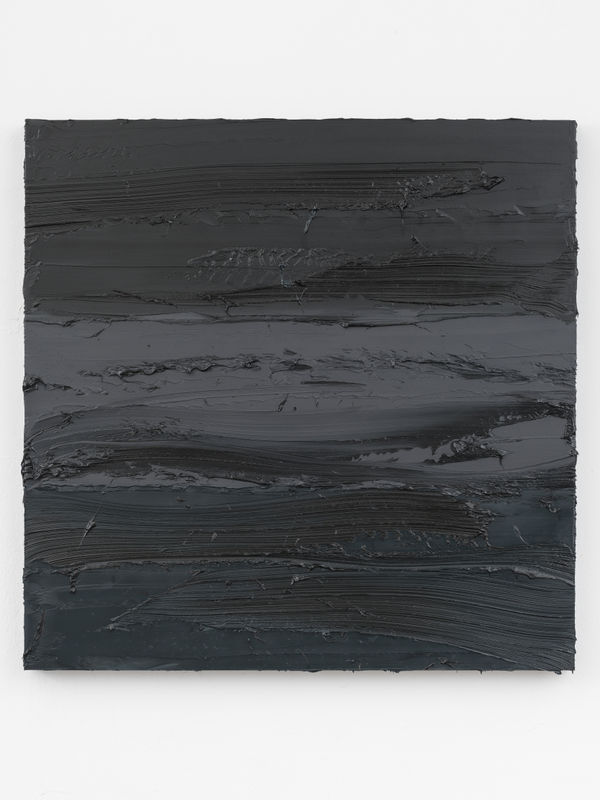 Untitled Lamp Black Graphite Grey Prussian Blue 2018 Oil On Aluminium 178X178X12Cm Jms18003 2 Dsc 71122