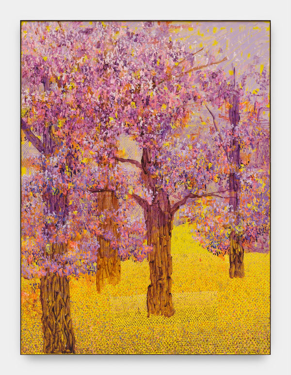 Untitled 2024 Oil and acrylic on canvas in wood frame 201x150cm