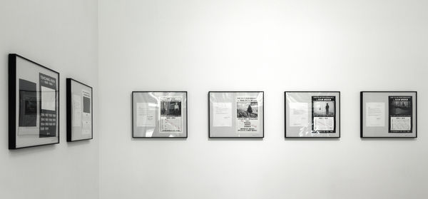 謝德慶 Hsieh Tehching, 六件作品海報與聲明