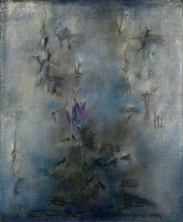 趙無極 ZAO Wou-ki , Fleurs