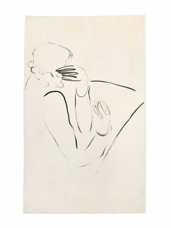 常玉 Sanyu, Femme De Profil Lisant