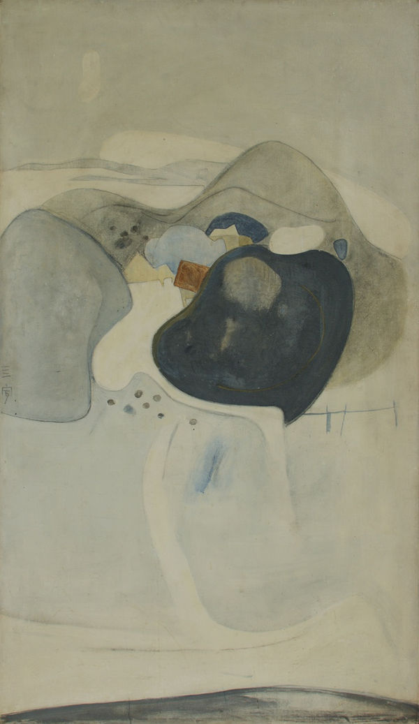 鍾泗濱 Cheong Soo Pieng, 抽象風景