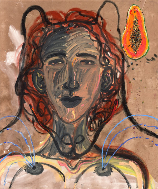 Katarina Janečková Walshe, Seeds of my thoughts, streams of my love (painting)