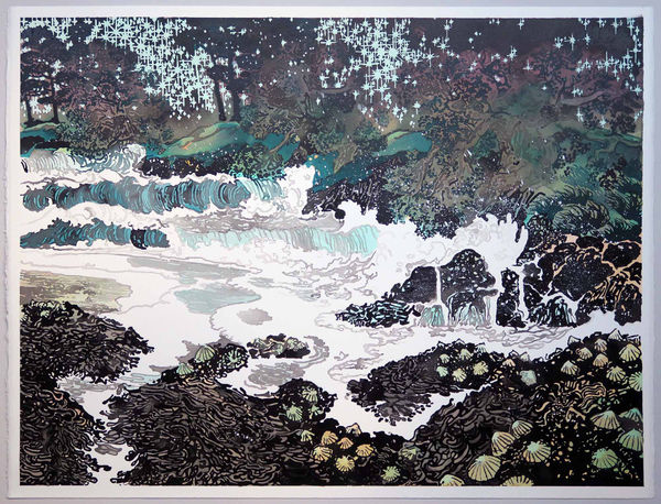 contemporary art mixed media painting