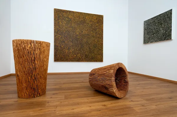 Ausstellung organische Geometrie, Eberhard Ross und Stephan Wurmer