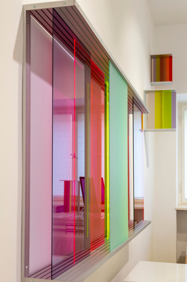 Bettina Bürkle, Yellow Fields, Ausstellungsansicht