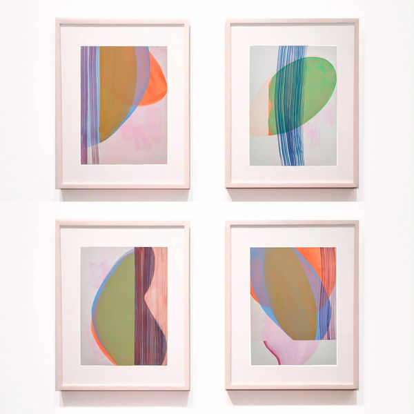 2024 Winter New Work 4 Framed Watercolors