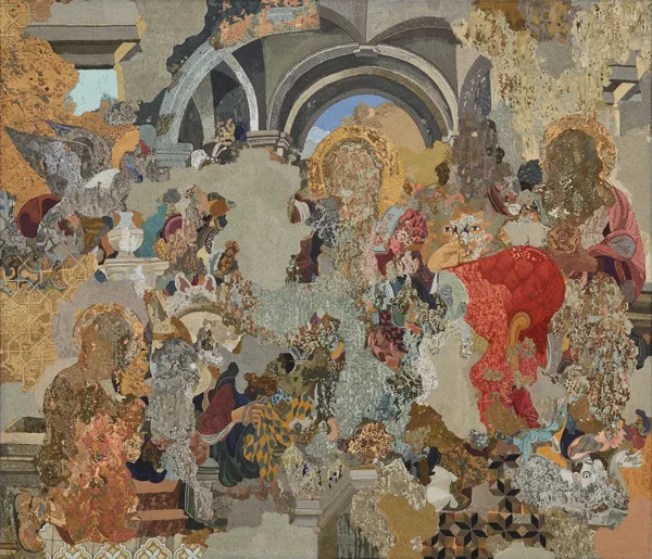 Manjunath Kamath , She Couldn’t Find You in the Layers , 2024