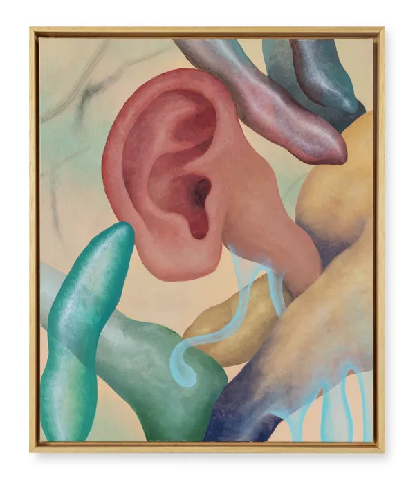 Gan Tee Sheng Hearing the Inner Echo, 2026 Oil on canvas 60 x 50 cm