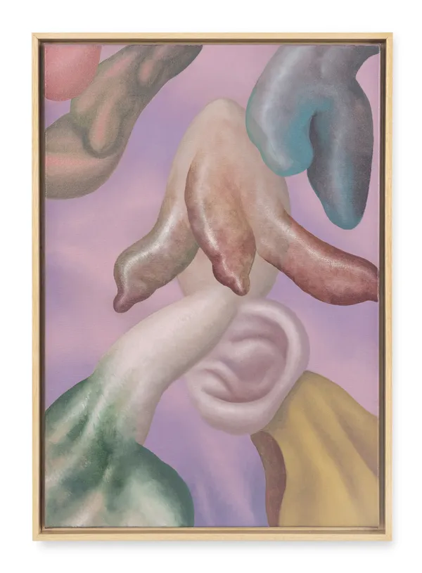 Gan Tee Sheng Before Touch, 2026 Oil on canvas 65 x 45 cm