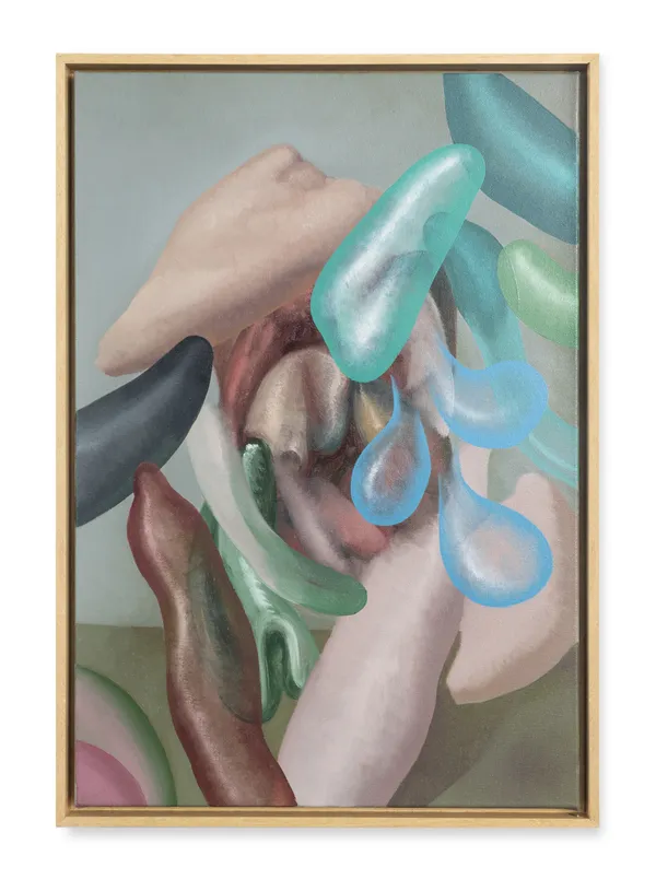 Gan Tee Sheng The Blue That Cannot Be Spoken, 2026 Oil on canvas 65 x 45 cm