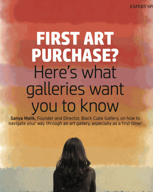 FIRST ART PURCHASE? , Here’s what galleries want you to know