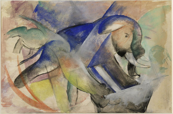 Heinrich Campendonk - The Elephant, 1914