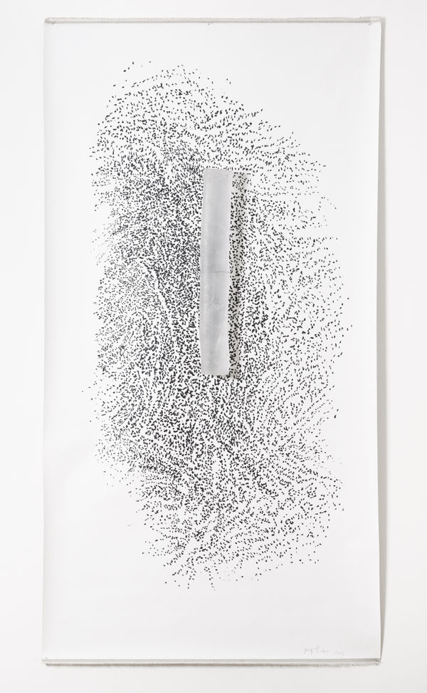 Giuseppe Penone Maple 2005 oil on line, solid crystal 218 x 113 cm