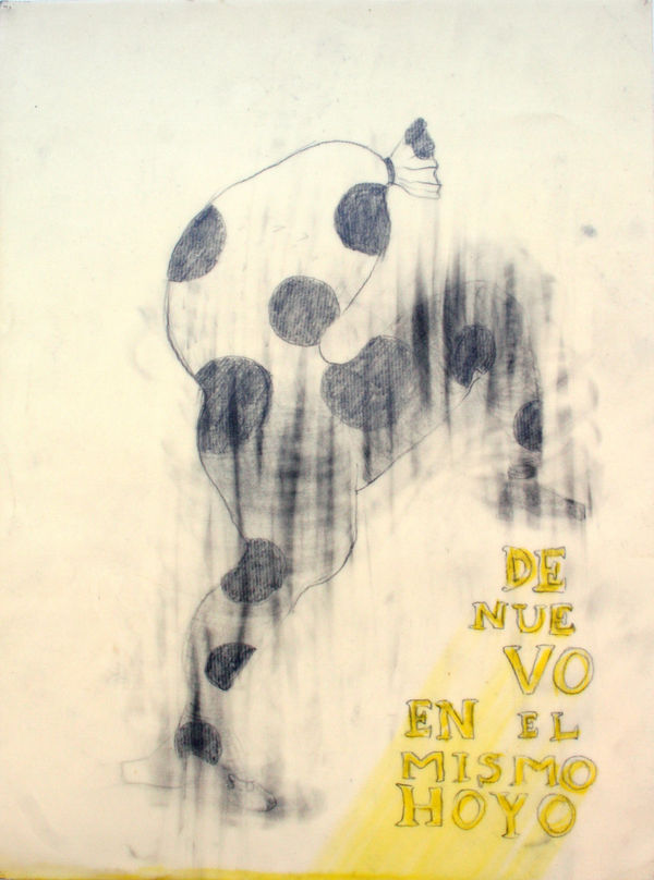 De nuevo en el mismo hoyo 2005 32 x 24 cm