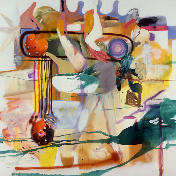 Albert Oehlen, Der Torschuss, 2002