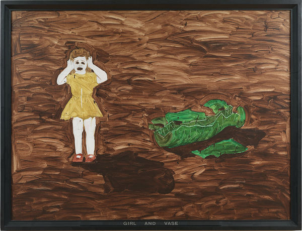 Neil Jenney, Girl and Vase, 1969