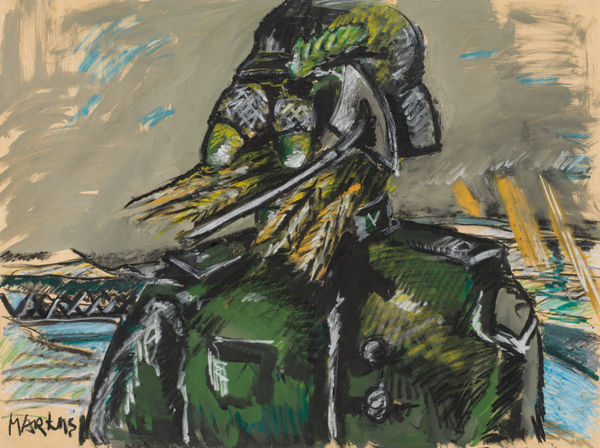 Markus Lüpertz, Ohne Titel / zu Deutsches Motiv - dithyrambisch, 1972 ca.