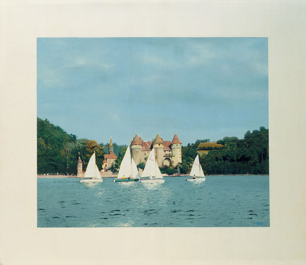 Malcolm Morley, Castle with Sailboats, 1969