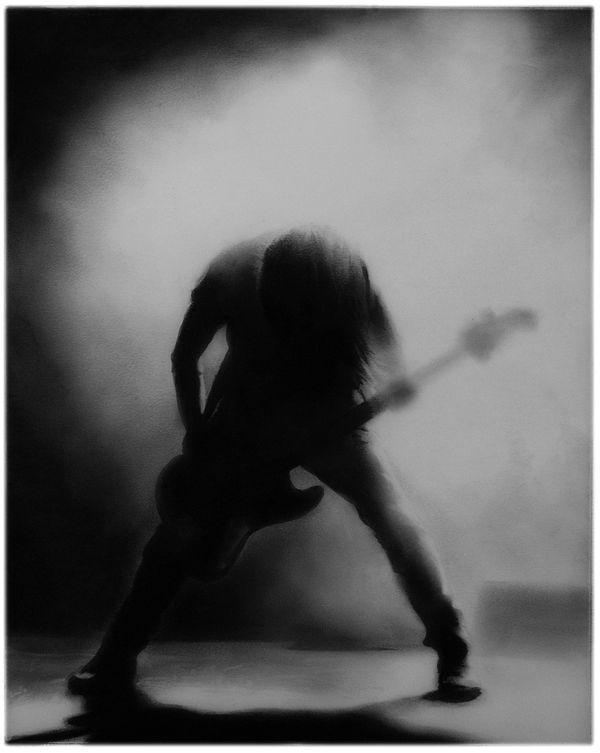 Robert Longo, Study for Bass Rocker, 2009