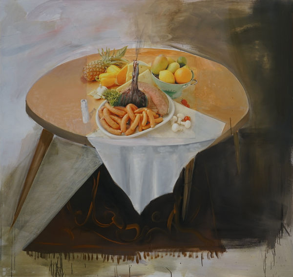 Albert Oehlen, Tisch, 2004