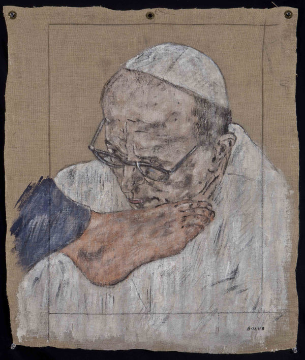 Leon Golub, Pope Paul, 1977