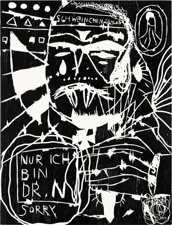 Jonathan Meese, MR.DR. GLIBBERBABYFERKELINCHENO, 2008