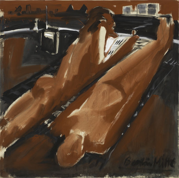 Karl-Horst Hödicke, Auf dem Dach (Berlin Mitte), 1977