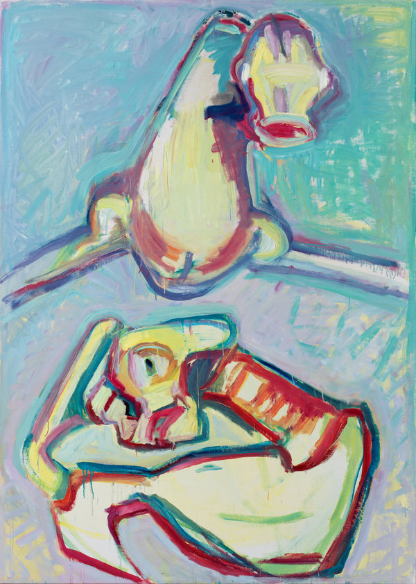Maria Lassnig, Die Oberen und die Unteren, 1997