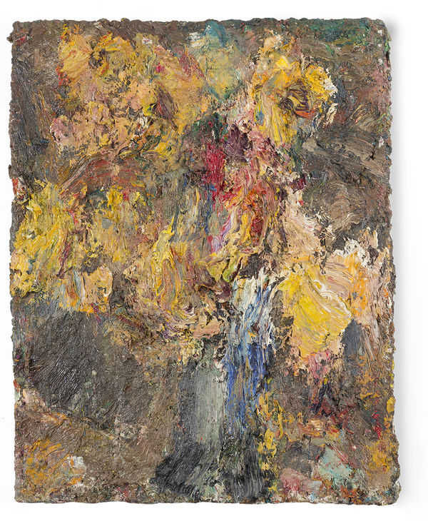 Eugène Leroy, Fleurs, 1987