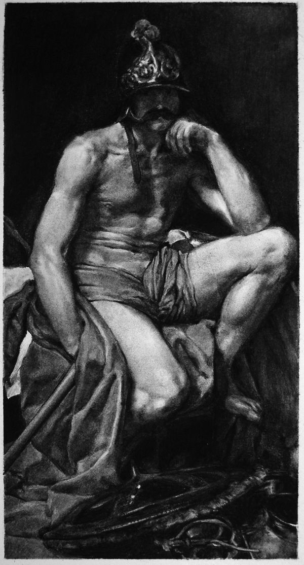 Robert Longo, Untitled (After Velazquez, Mars 1640-1642), 2008