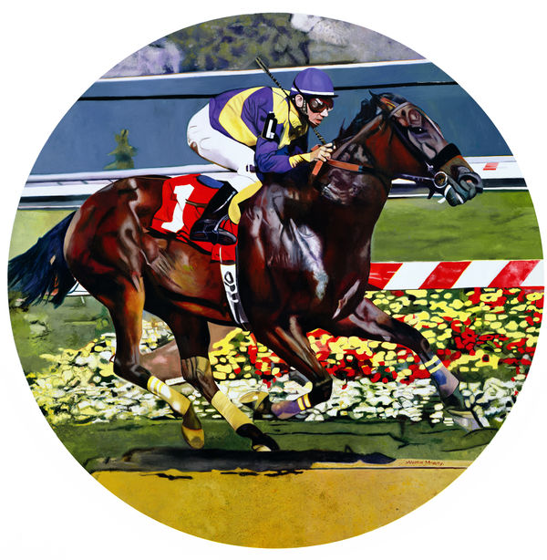 Malcolm Morley, Winner's Circle, 2005