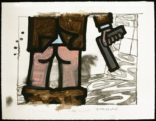 Carroll Dunham, Untitled I (July 28, 2005), 2005