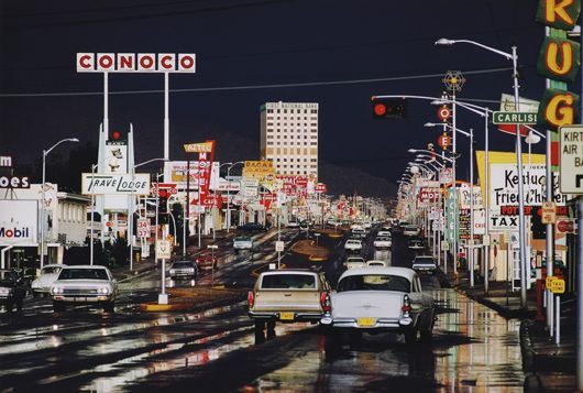 Ernst Haas, Route 66, Albuquerque, New Mexico, USA, 1969